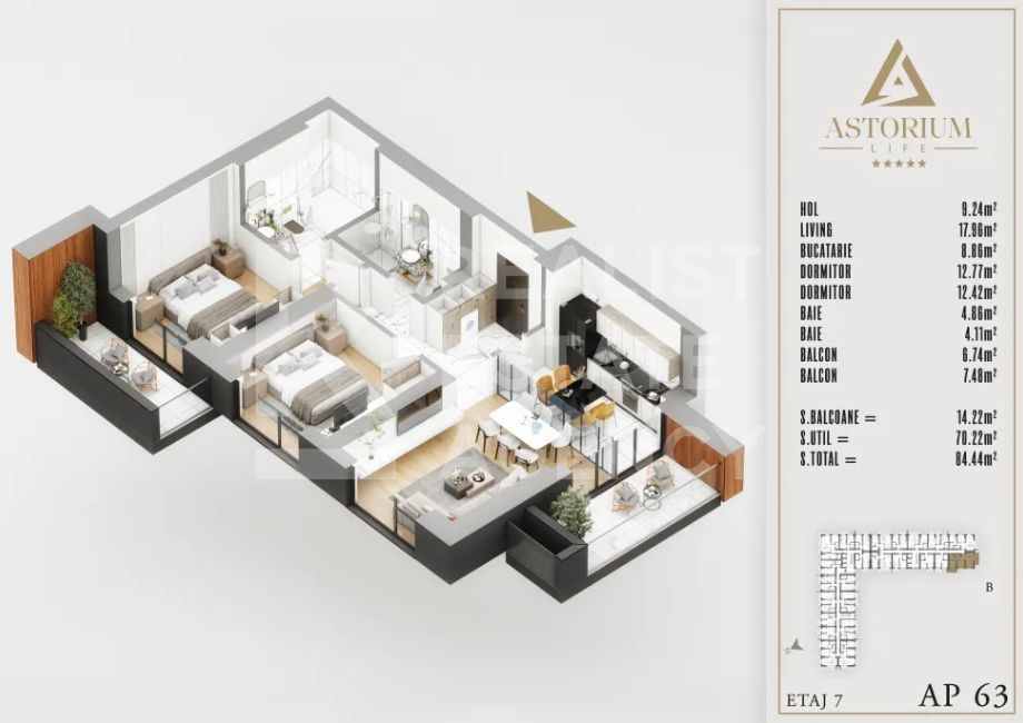 Apartament 3 camere, sector 3, București - Poză 6