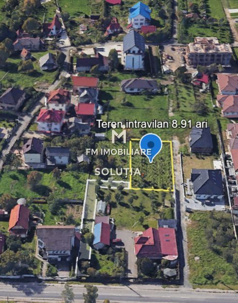 Teren intravilan 891 mp – zona Mărul de Aur - Poză 2