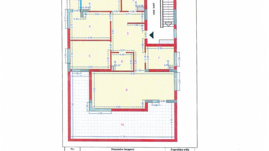 Apartament 4 camere mobilat | Pipera Plaza | Parcare subterana | Boxa - Schiță 15