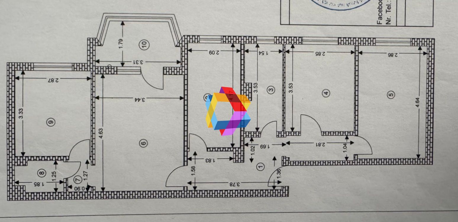 Apartament cu patru camere, zona Grivitei - Onix 85 MP - Poză 9