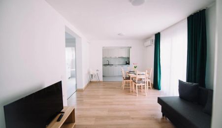 Ap cu 2 camere la cheie, mobilat/utilat + parcare inclusă-99000 e+tva