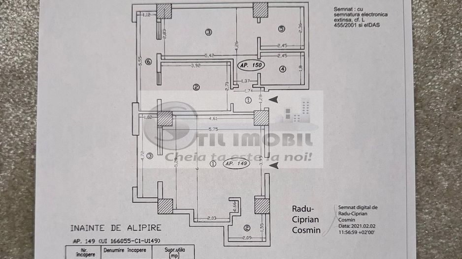 Apartament 3 Camere PREMIUM – Etaj 11/12 – INTABULAT – Complex Lazar R - Poză 9