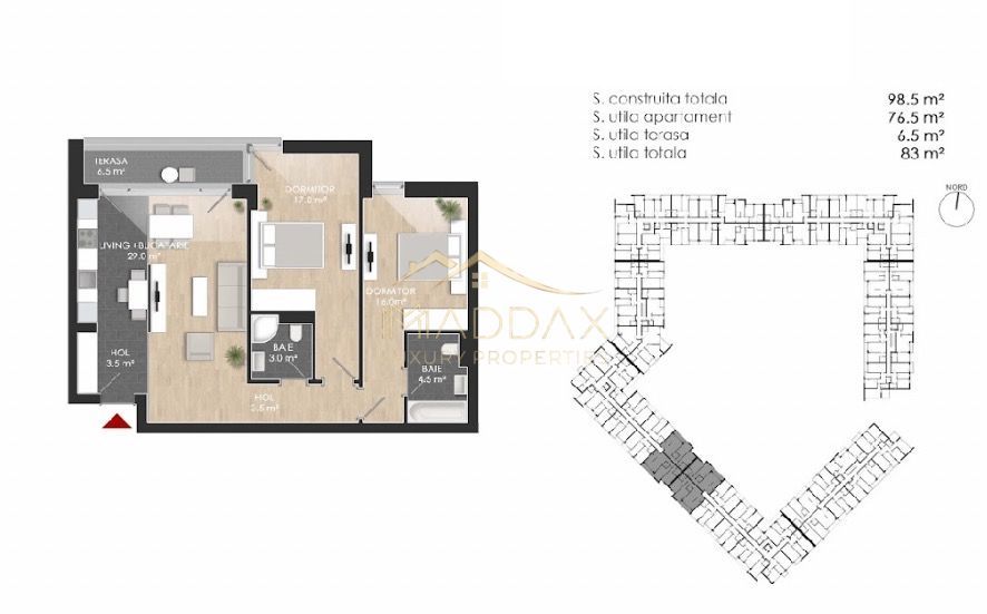 Apartament 3 camere***Bloc NOU premium**Piscina//Sector 1_Chitila - Poză 21