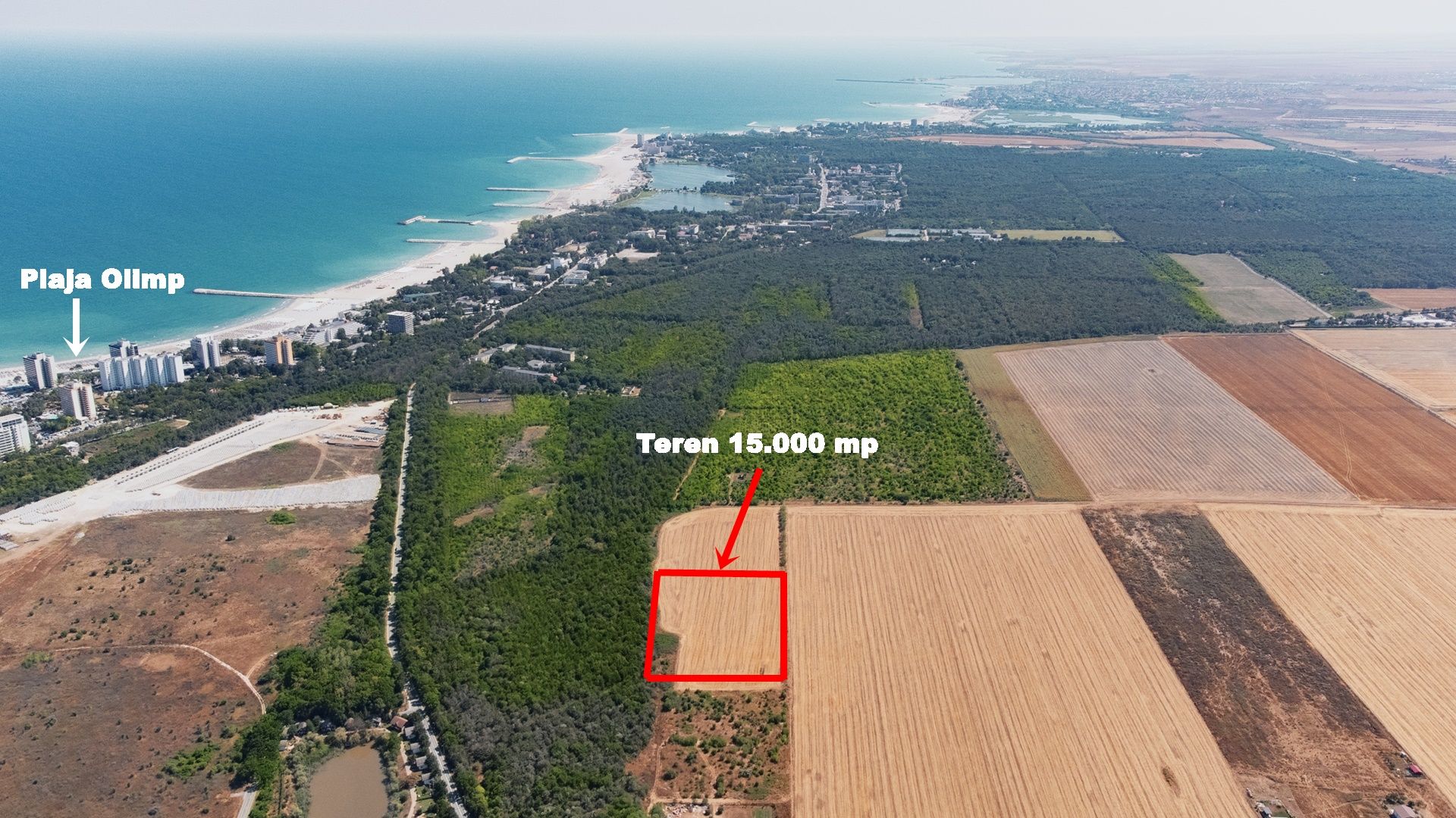Teren ideal investitie litoral zona statiunii Olimp - Poză 1