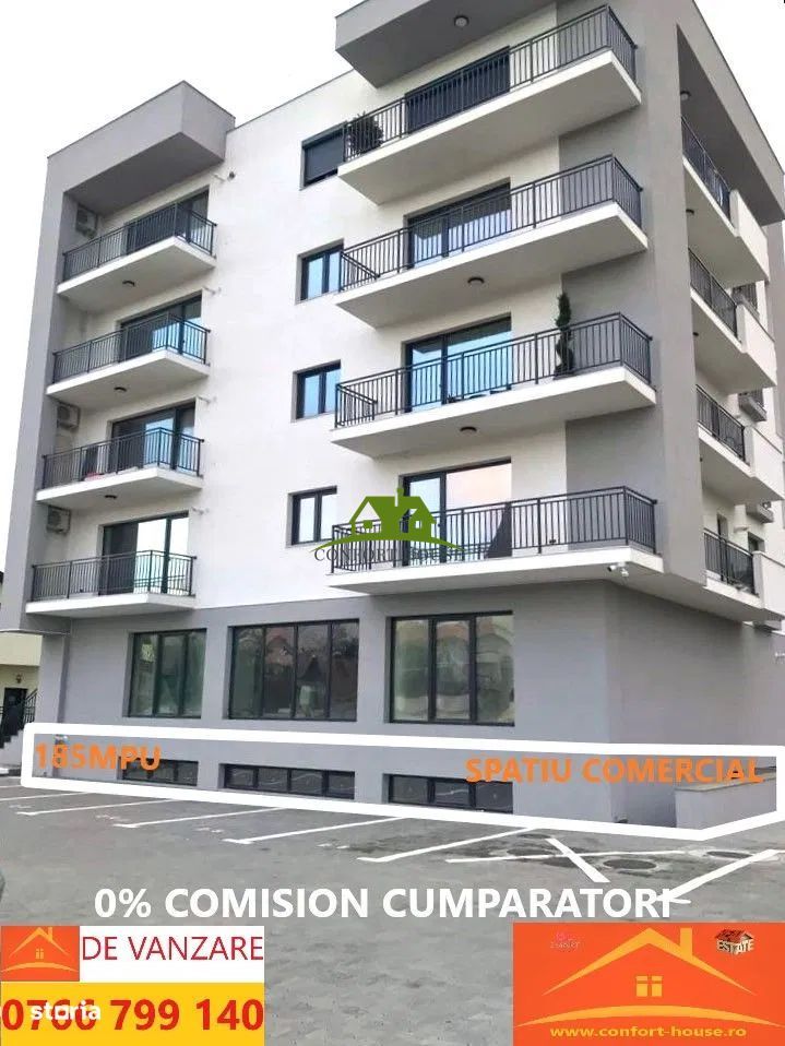 Spatiu comercial nou amenajat 2 intrari/2bai/2centrale/PVC tripan - Poză 2