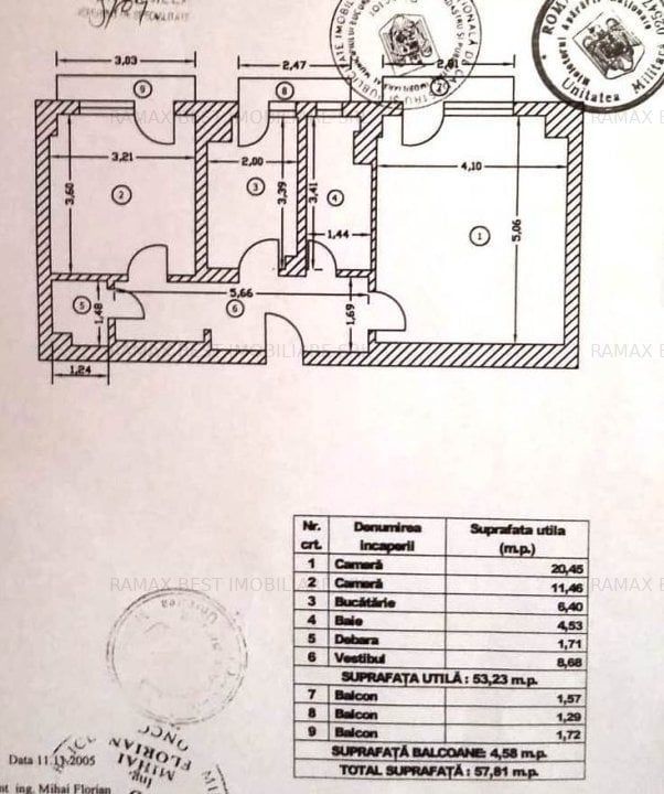 Apartament 2 camere cu 3 balcoane pe Bulevardul Decebal - Poză 6