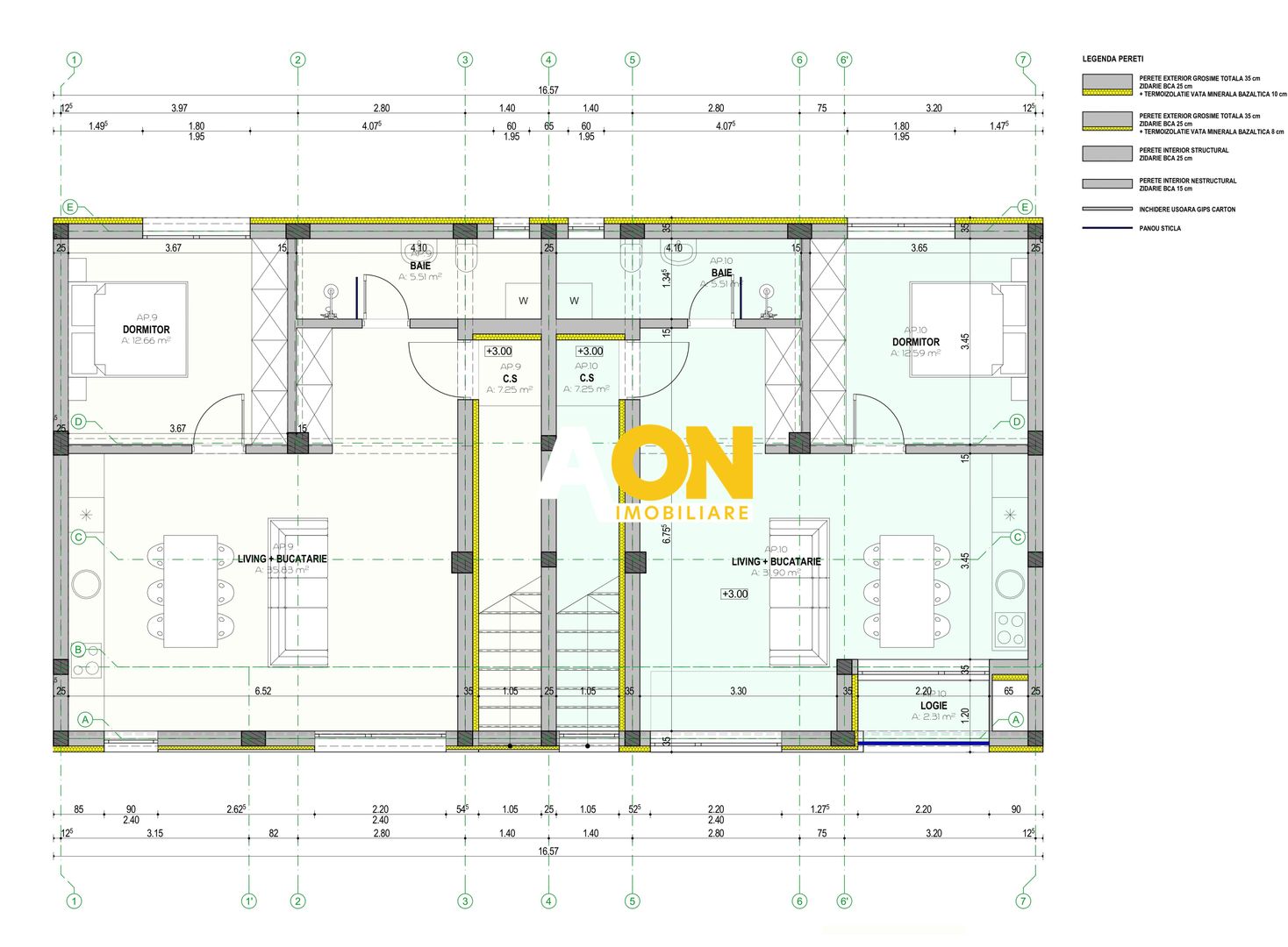 Apartament 2 camere, 52 mp utili + parcare subterana + boxa 20 mp - Poză 7