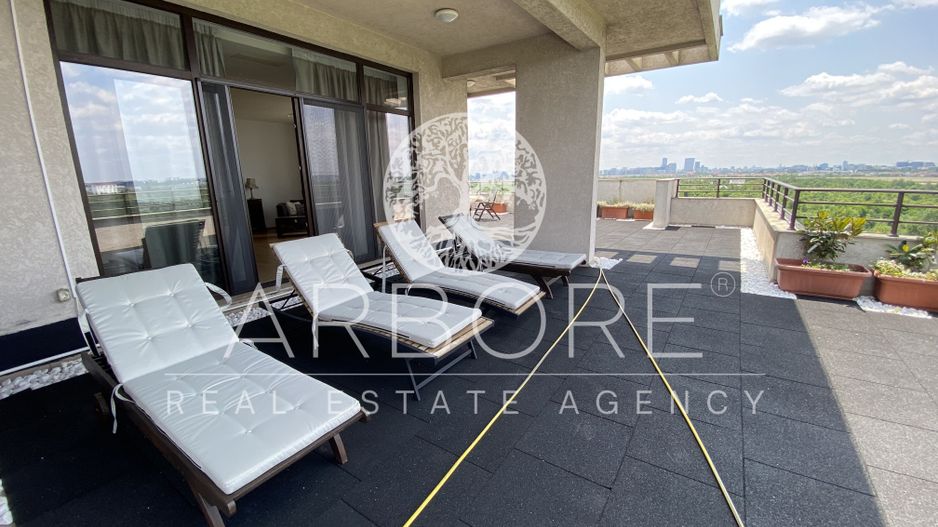 Penthouse 5 camere 250 mp lângă Ambasada SUA , zona Băneasa București - Poză 30
