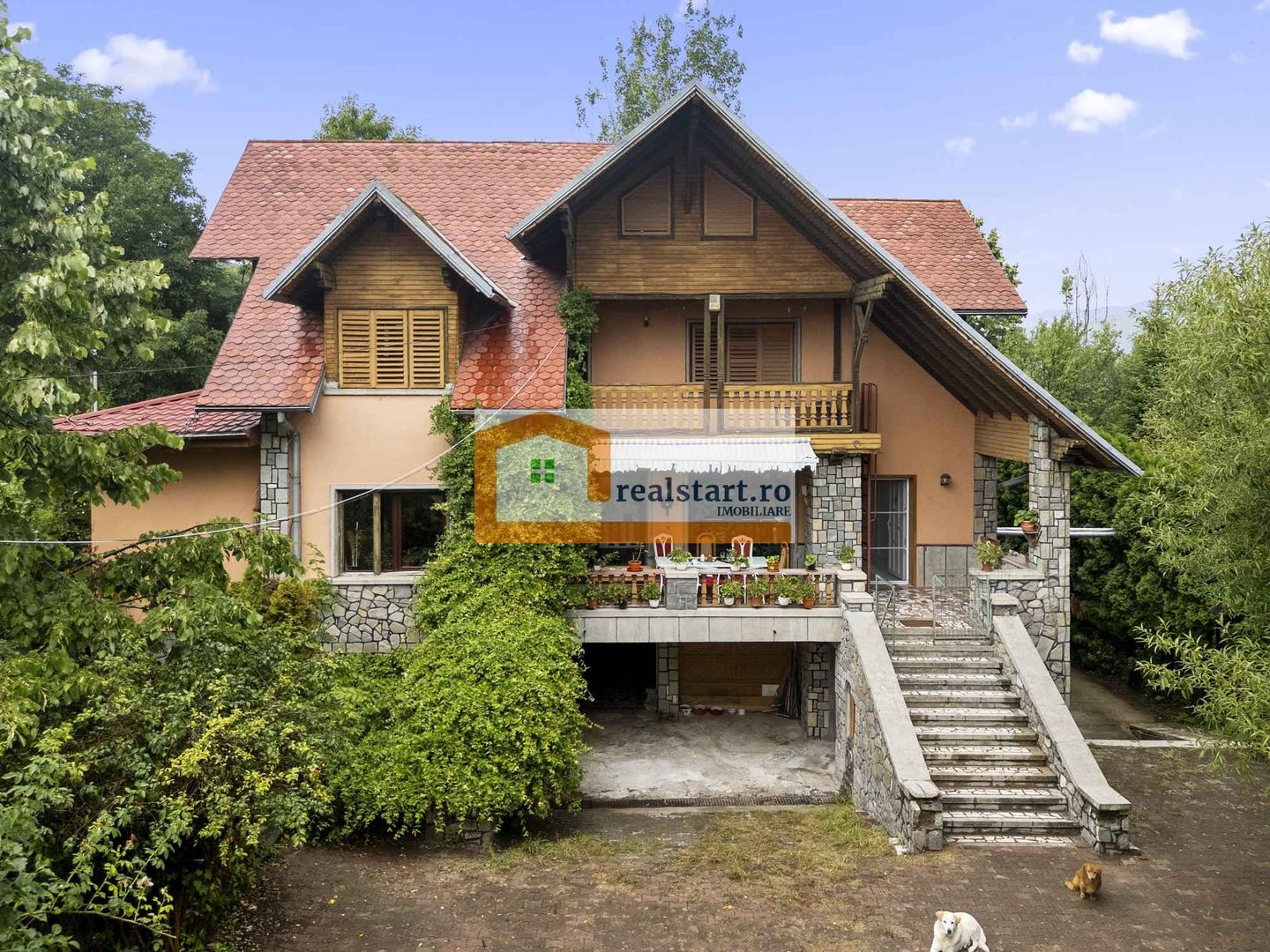 Vedere directa la Padure, 5000mp teren, Vila D+P+1E+M, semineu, foisor - Poză 44