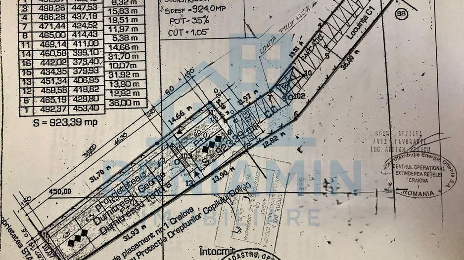 Teren 923mp - toate utilitatiile - investitie - Imparatul Traian - Poză 6
