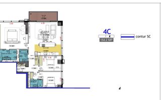 Apartament cu 4 camere de vanzare One Floreasca City - Schiță 17