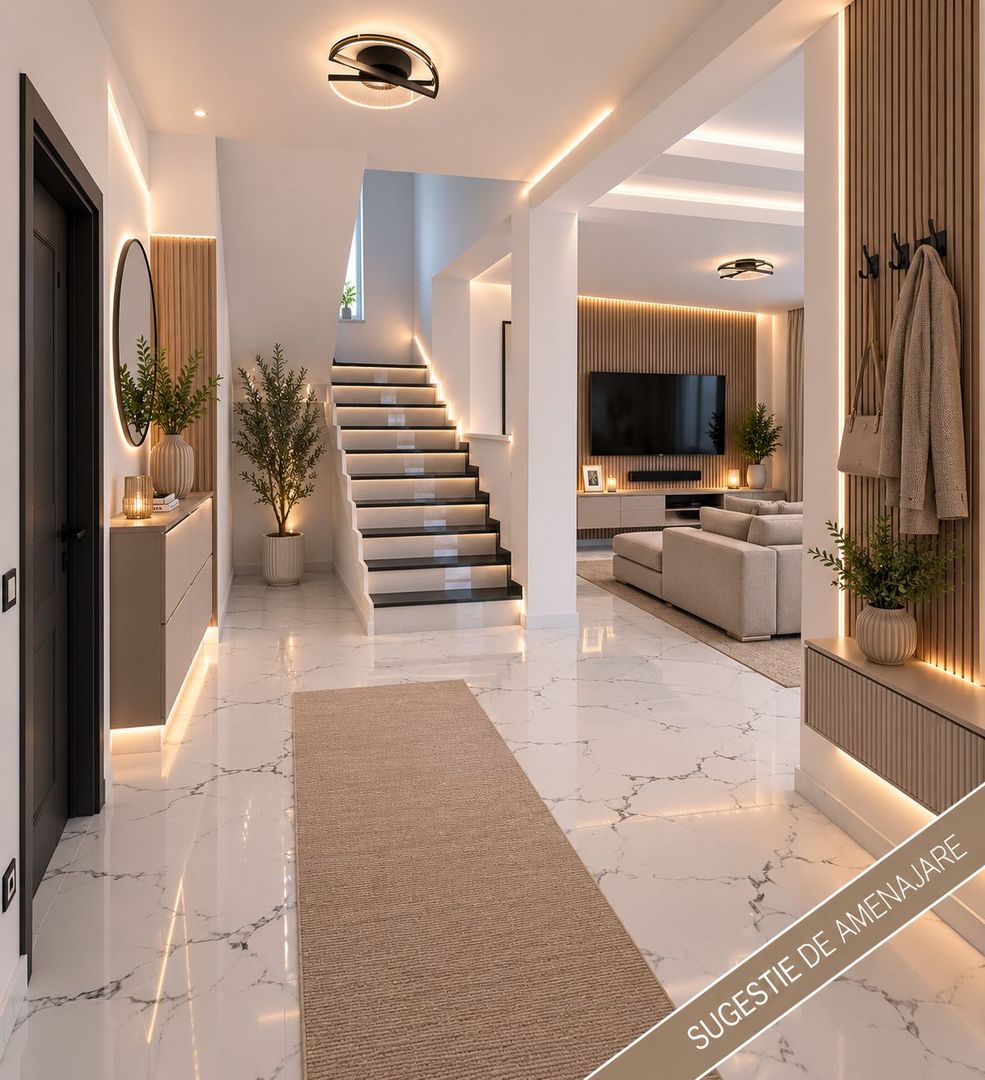 Casa P+1 de vanzare, 5 camere, 3 bai, 460 mp teren, in Lumina - Poză 2