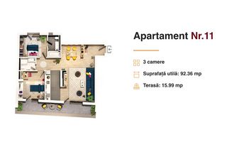 Apartament de 3 camere, imobil exclusivist, Central - Poză 8