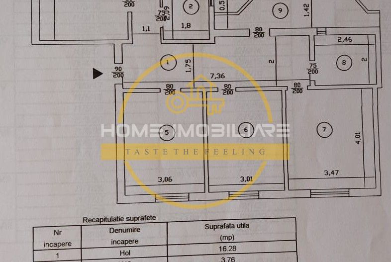 Etaj 1/Apartament 4 Camere-Decomandat 110mp 2 bai-2Balcoane-Esplanada Nicolina! - Poză 14