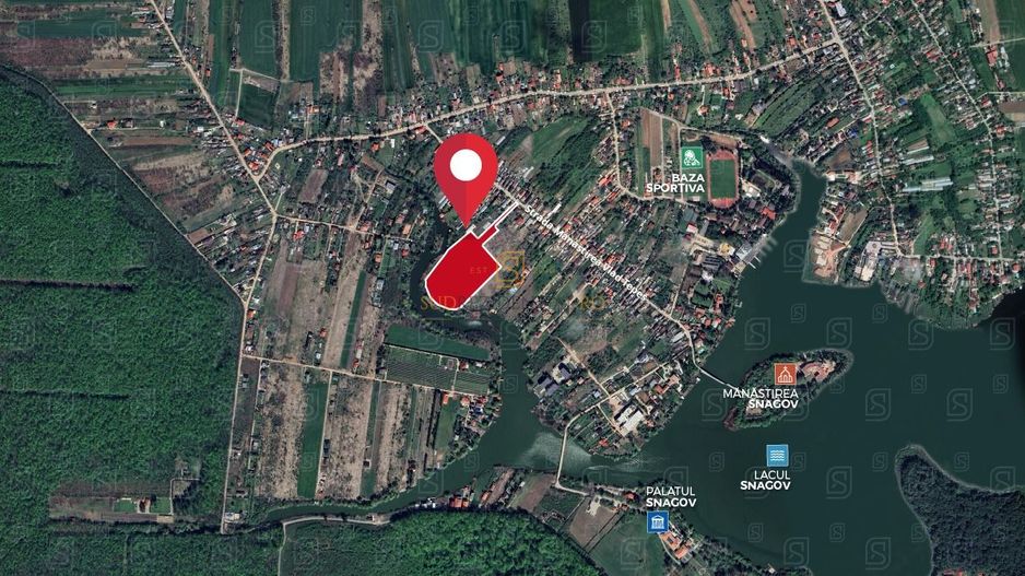 Silistea Snagovului, Teren 23.761 mp, deschidere 226 ml catre lac - Poză 6