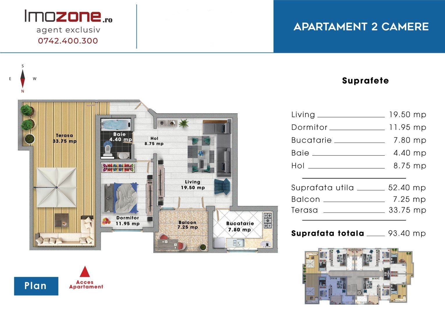 DRUMUL TABEREI | BRANCUSI | 2 CAMERE CU TERASA DE 37MP | MOBILAT | COMISION 0% ! - Poză 16