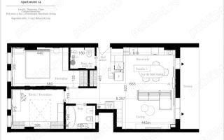 Mobilat si utilat complet. Zona excelenta. Etaj intermediar - Schiță 9