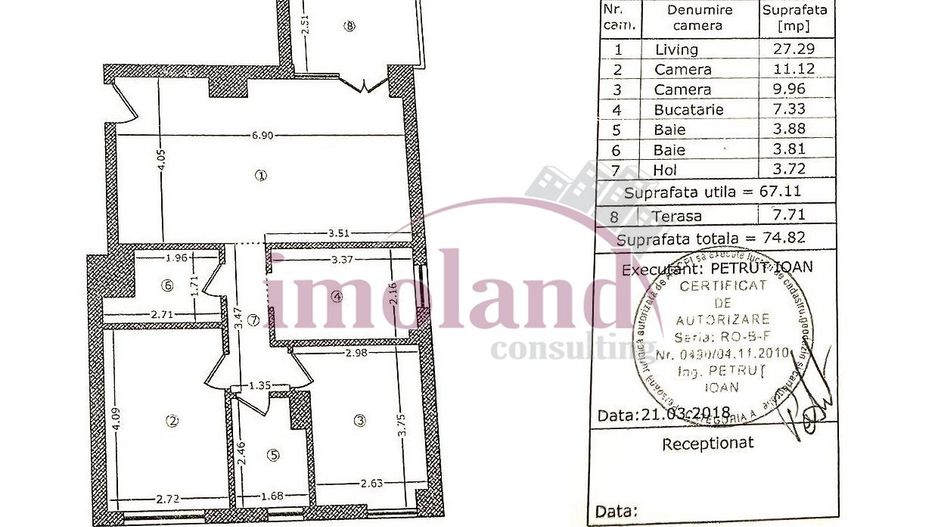Inchiriere - apartament 3 camere & gradina - Floreasca Residence-Barbu Vacarescu - Schiță 24