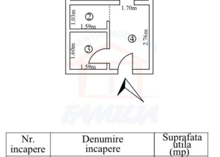 42.5oo euro, apartament o camera LIBER!!!,  etaj intermediar Siderurg - Poză 3