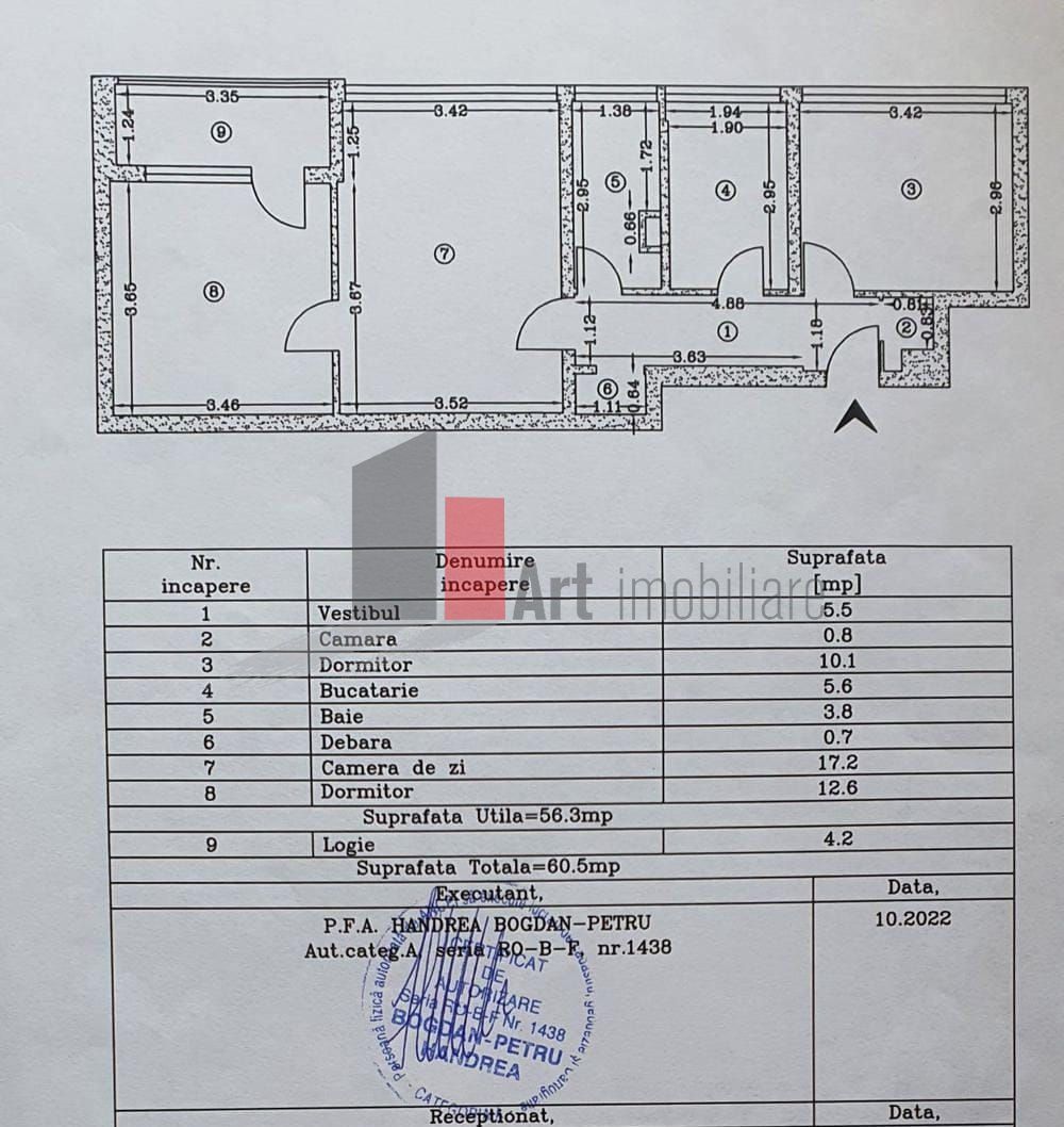 Vânzare apartament 3 camere Dimitrie Cantemir - Poză 1