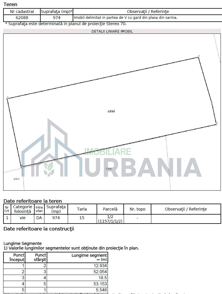 Teren intravilan 1000 mp, Visani, Str. Dealul Craitelor, zona rezidentiala, Iasi - Poză 4