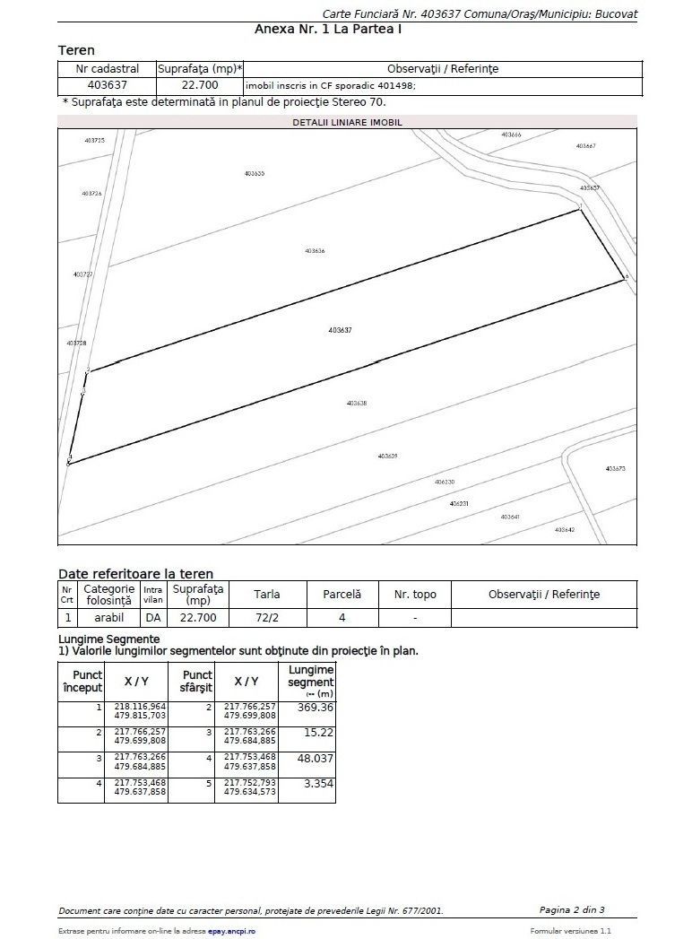 Bucovăț | 22.700 mp | 2 Fronturi | Zonă în Dezvoltare | Comision 0% - Poză 4