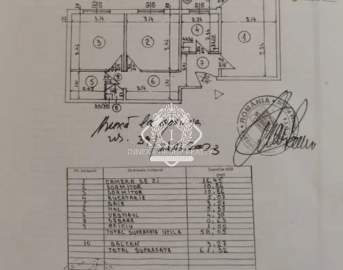 Apartament 3 camere I Drumul Taberei - Schiță 5