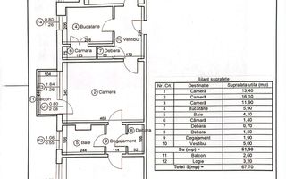 Zona Garii Apartament 3 camere, etaj 3/4, insorit, liber, 119900 euro - Poză 4