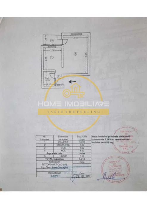 Apartament 1 camera, decomandat, 35mp. Canta - lângă Profi! - Poză 6