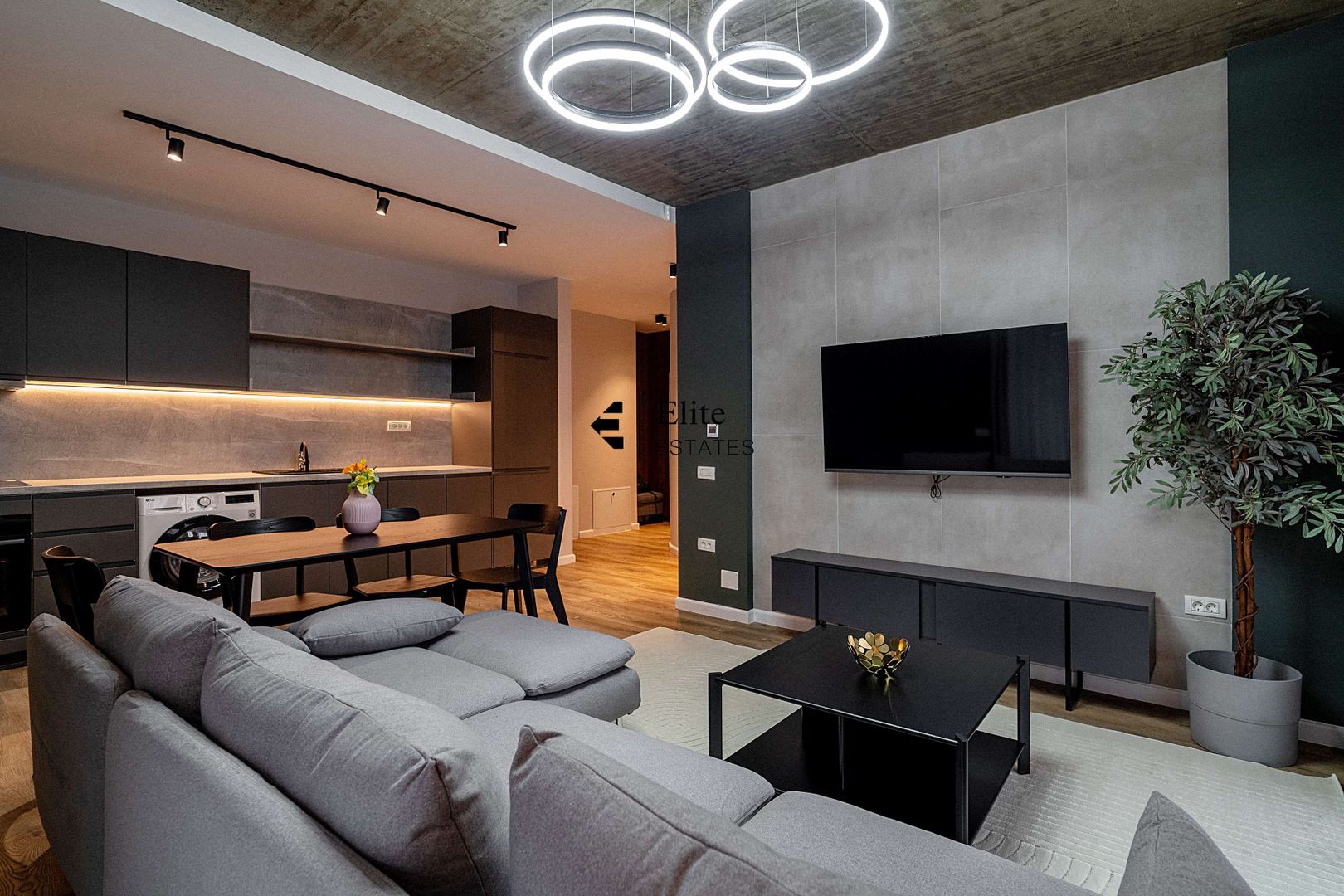 Apartament nou cu 2 camere cu terasa generoasa - Poză 1