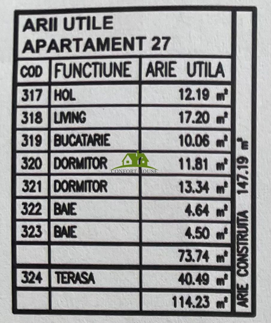 Apartament 3 camere,, bloc nou, P+3, Ap.27, Et.3, Bl.3 - CP2440362 - Poză 7