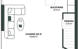 Casa individuala 280 mp teren,  Ansamblu Rezidential Nou, Popesti Cluj - Schiță 3