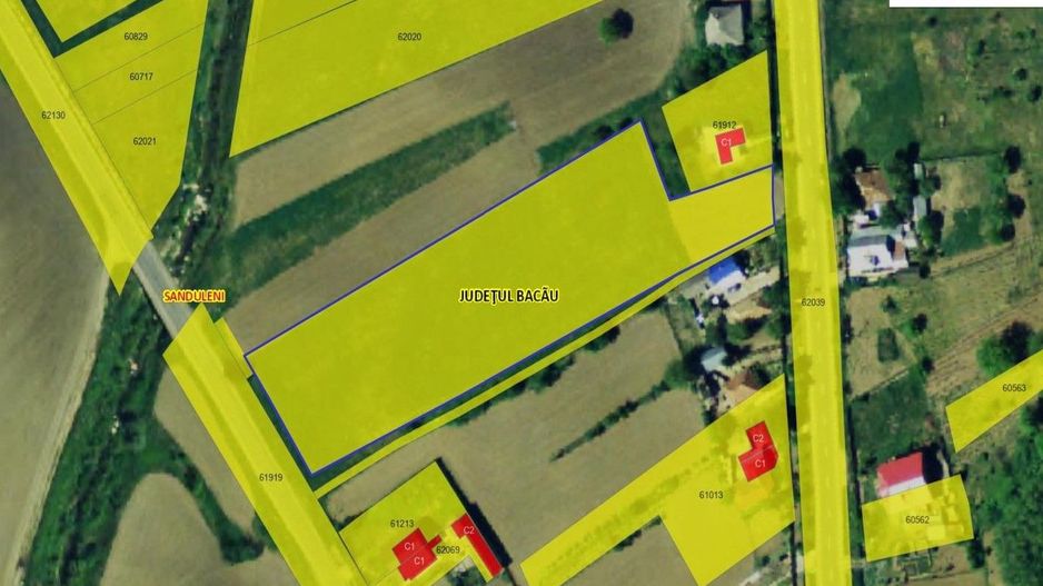 Teren intravilan in Sanduleni/Bacau de vanzare - Poză 2