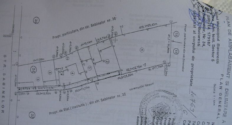 TEREN CONSTRUCTIE CASA ZONA 13 SEPTEMBRIE - MARRIOT CU AUTORIZATIE - Schiță 8