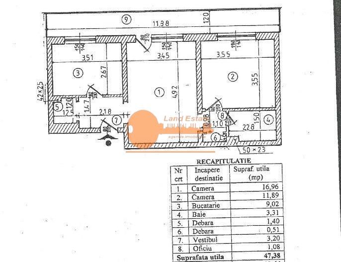 Apartament 2 camere Drumul Taberei - Schiță 11