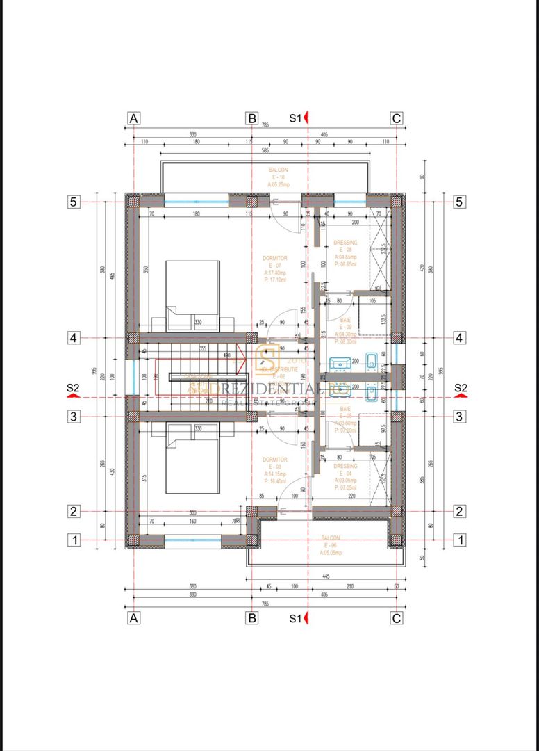 VilaIndividuala 114 mp, P+1, teren 400 mp, Comuna Berceni - Schiță 12