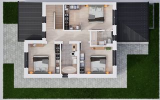 Casa tip duplex - 306 mp teren - Sura Mica - Schiță 11