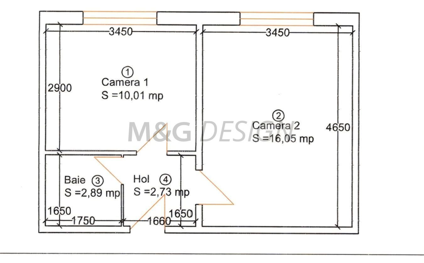 Apartament 1 camera Buziasului cu centrala - Poză 8