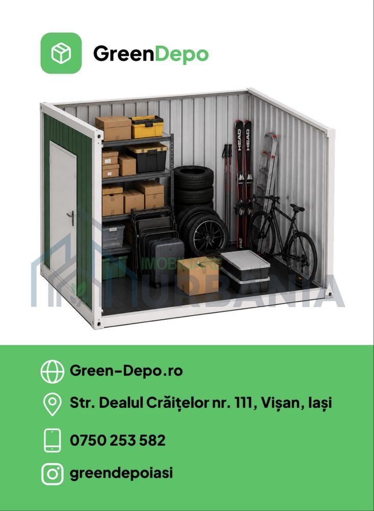Boxe de depozitare 5-16 mp în Vișan, Iași – GreenDepo - Poză 4