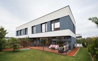 Vila pasiva (verde) de lux 4 camere Complex Amber Gardens Tunari - Poză 25