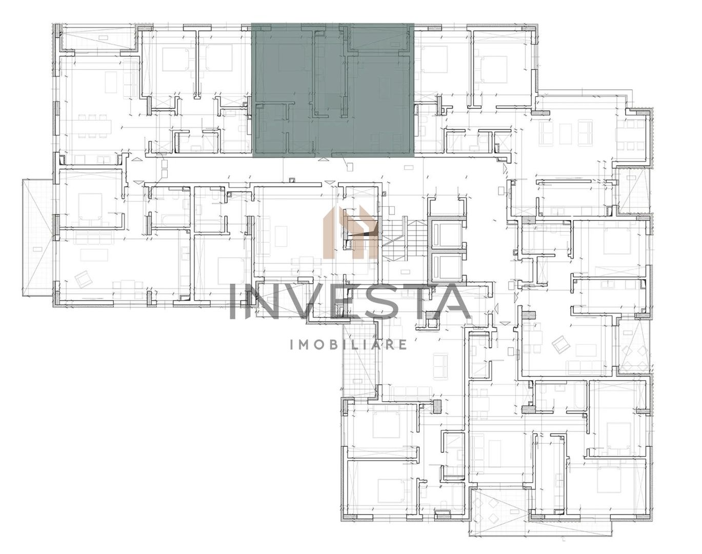 Apartament 2 camere decomandat, Constructie Premium, Andrei Muresanu! - Schiță 7