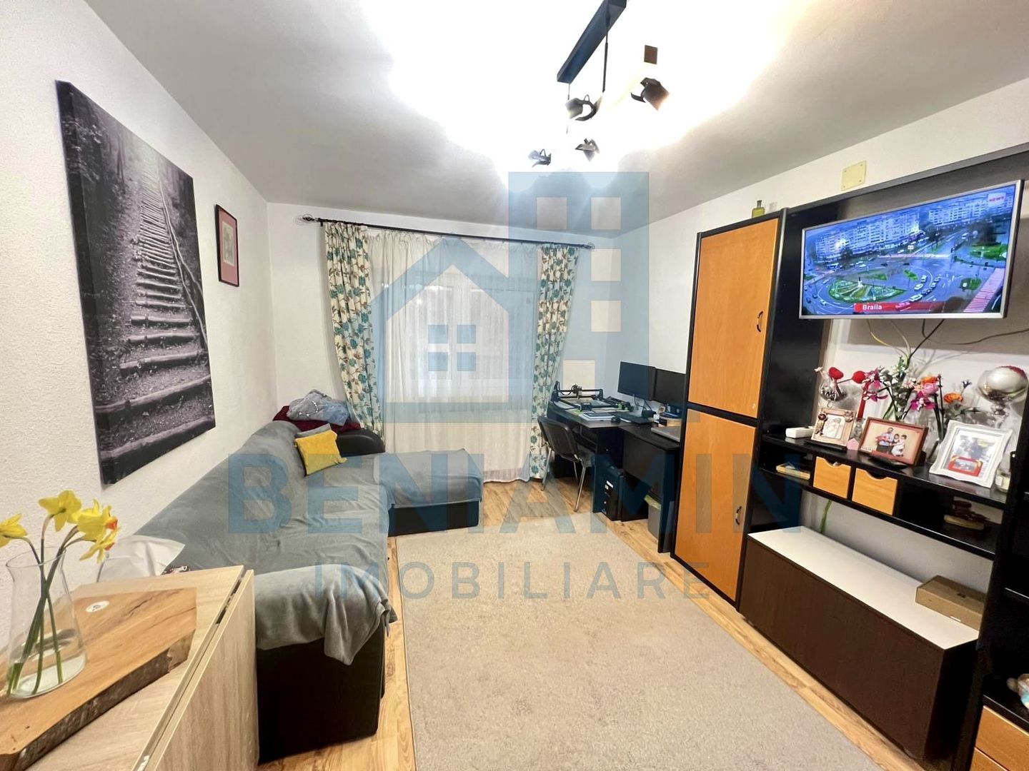 3 decomandate - parter - renovat - 57mp - centrala - Scriitorilor - Poză 1