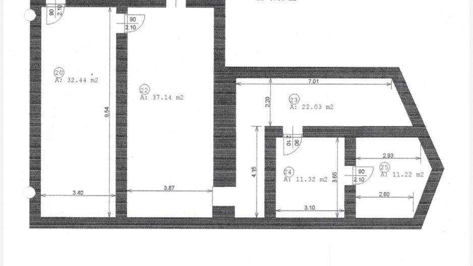Cladire Vulcanescu / Berzei | Dinicu Golescu | Gara de Nord - Schiță 4