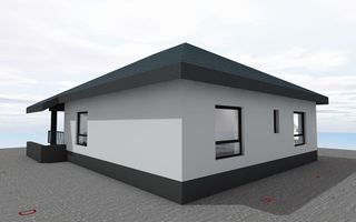 Casa premium pe un singur nivel 4 camere terasa pivnita Cristian - Poză 2
