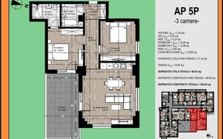 Apartament de vanzare cu 3 camere Otopeni - Poză 3