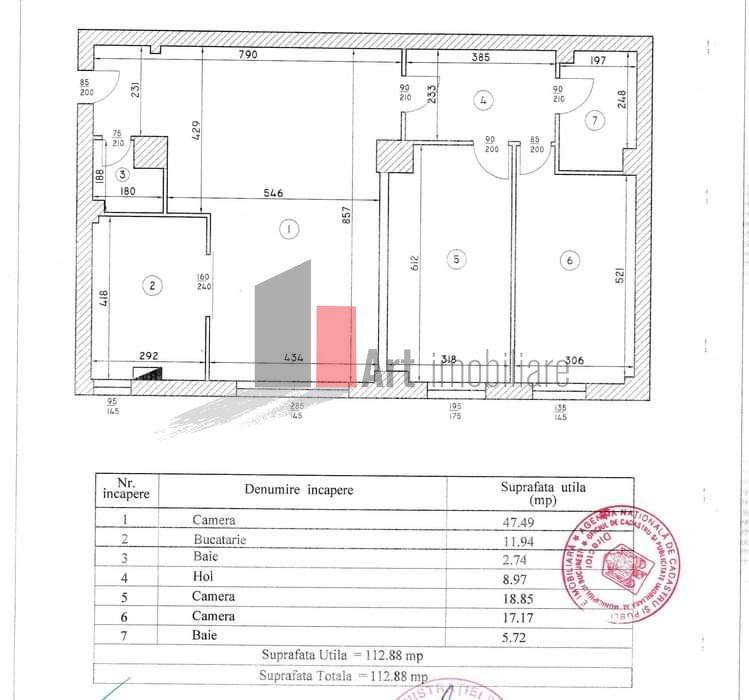 Apartament cu 3 camere de vanzare in zona Straulesti - Poză 8