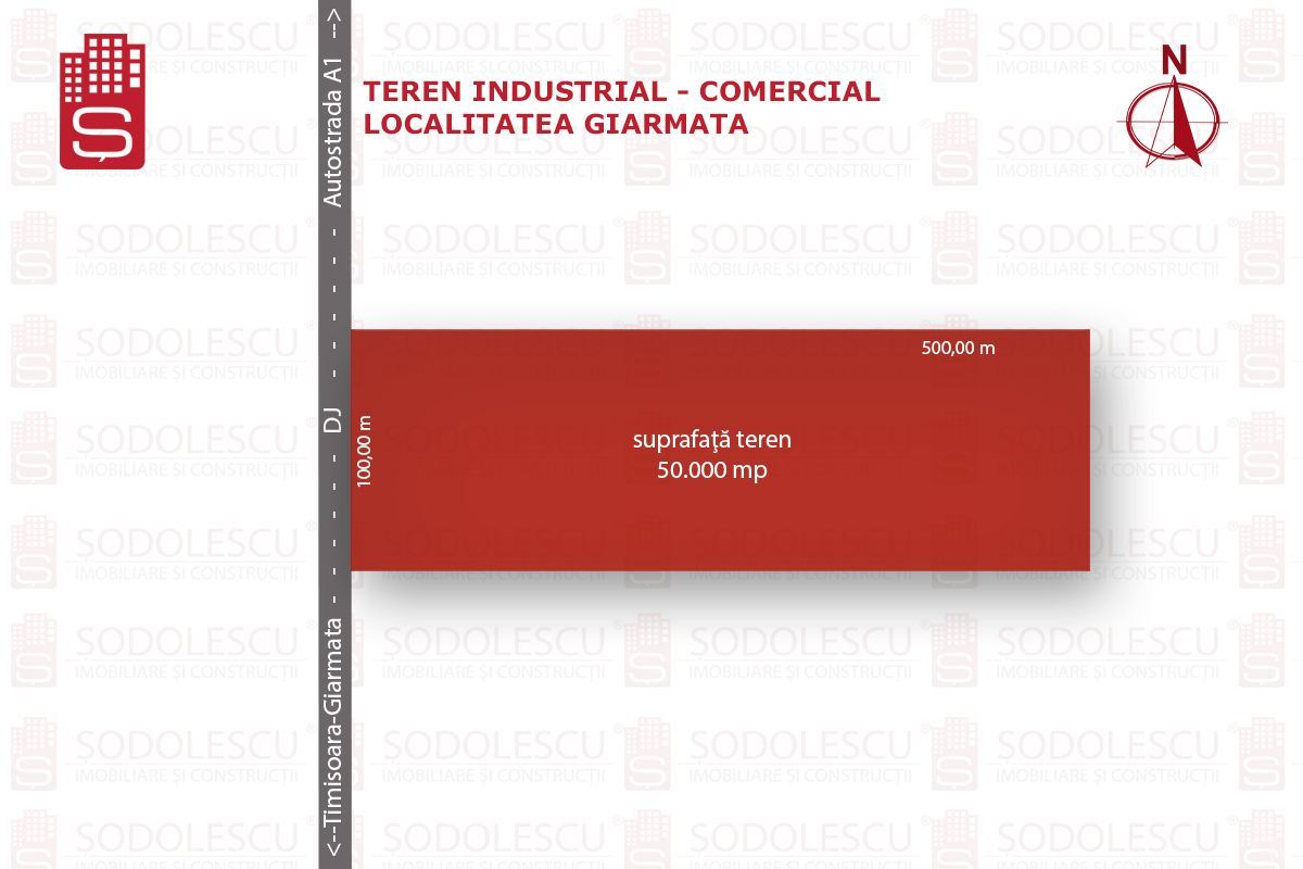 TEREN INDUSTRIAL/COMERCIAL GIARMATA - Poză 3