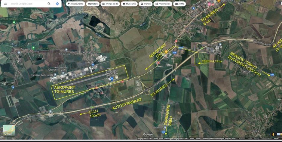 Terenuri Investitie 43485 mp Ungheni-Mures / Autostrada - Poză 2
