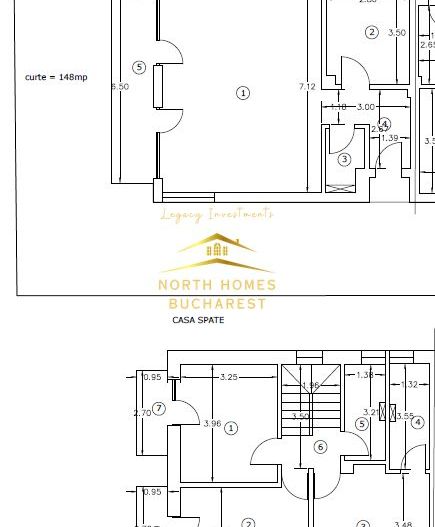 De vanzare vila tip duplex P+1+M nouă - Straulesti sectorul 1 - Poză 12