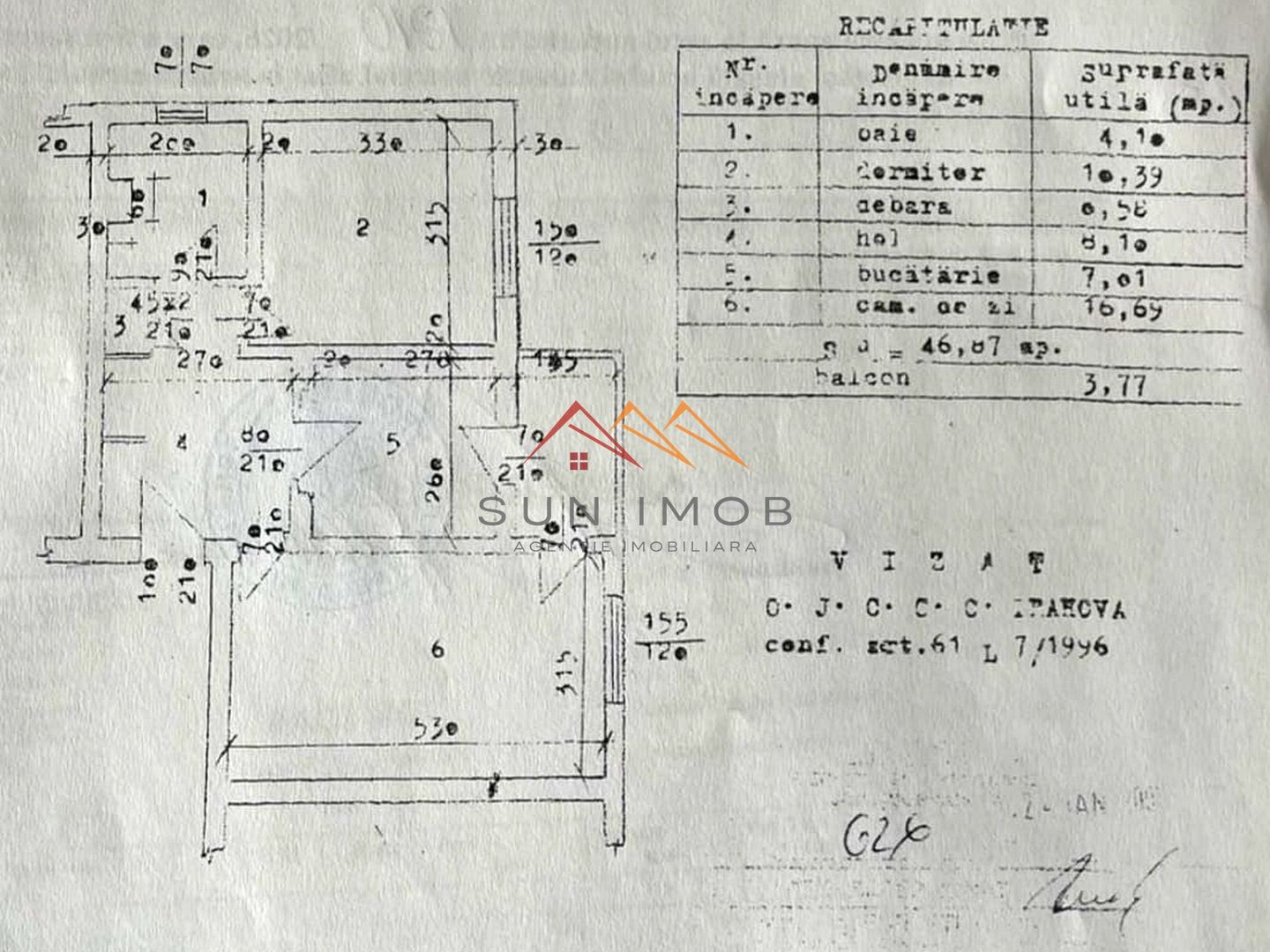 APARTAMENT 2 CAMERE DECOMANDAT | ETAJ 2 | BALCON ÎNCHIS - Poză 11